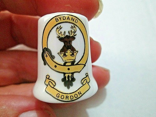 Luckenbooth bone china thimble - luckenbooth,
