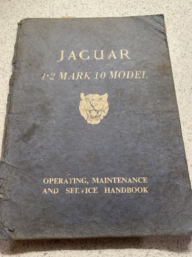 Owners manual jaguar litre - 4.2,