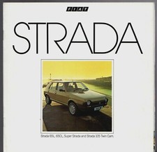 Fiat Strada 1982-83 UK Market Sales Brochure 65 L CL Super 85 105 TC Ritmo