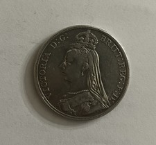 1889 Victorian silver crown