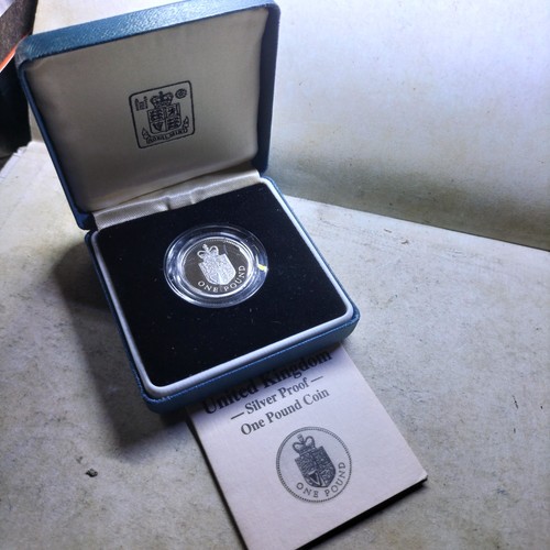 1988 silver proof 1 shield - -,