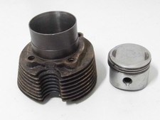 Triumph Tiger Cub E3385 Oval Cylinder Barrel +20 c/w Piston & Rings Secondhand '