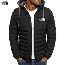 Winter Coat Men's Hooded Jacket Insulated Windproof Jacket Casual Warm Coat Top