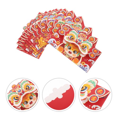 12pcs chinese red - 12pcs, envelopes
