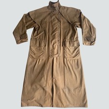 Driza-Bone Adult Riding Coat Wax Stockman Full Length Oilskin Brown XS Ch37" SEE