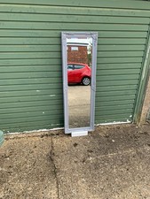 Vintage Style Grey Ornate Full Length Wall / Floor Mirror delivery available.