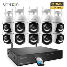 TMEZON 8MP Wireless CCTV