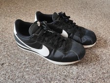 NIKE CORTEZ '72 Textile Black/White HF0263-001 Size UK 8 