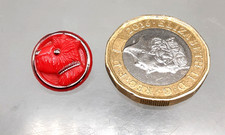 Vintage Art Deco Red & Silver