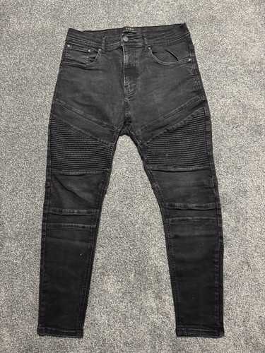 Zara men black denim - zara,