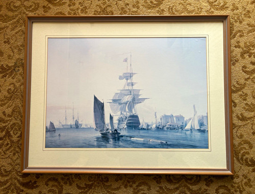 Large framed maritime - maritime, art
