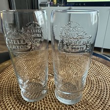 2 X STELLA ARTOIS pint Glasses