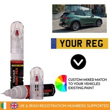 Touch Up Paint Pen For Kia Sportage Mixed By Car Registration Reg Numberplate