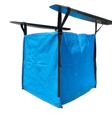 FIBC Bulk Builders bag Tonne 1000kg SWL Blue 85 x 85 x 85cm Garden Jumbo Waste