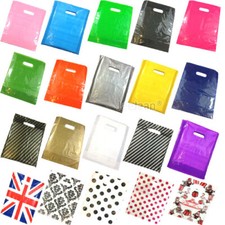 COLOURED PLASTIC CARRIER BAGS