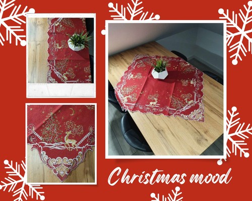 Tablecloth christmas reindeer - tablecloth,