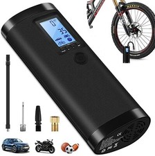 Portable Air Compressor Mini Tyre Inflator with Emergency Lighting Digital LED