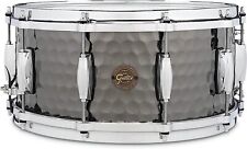 Snare Drum 14" Gretsch Hammered Black Steel, S1-6514-BSH