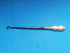 Antique Button Hook wth Solid Silver Handle Hallmarked Henry Matthews 1903