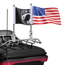 2 Pack Motorcycle Flag Pole