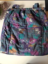 Sewing Knitting Hobby Bag Zips Both Sides Opens Out Would Fit Large Cutting Mat