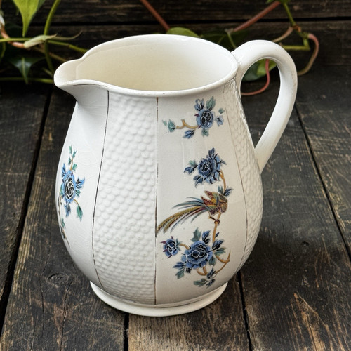 Peacock pitcher 1930s