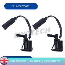 2X Windshield Washer Nozzles Spray Jet For BMW 3' E46 Left Right 61667056731 New