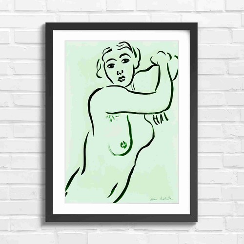 Matisse inspired black ink - inspired,