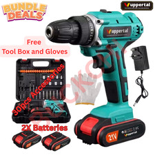 2 Battery 21V Cordless Drill