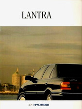 Hyundai Lantra 1992-1993 UK Market Sales Brochure 1.6 GLSi & 1.8 CDi