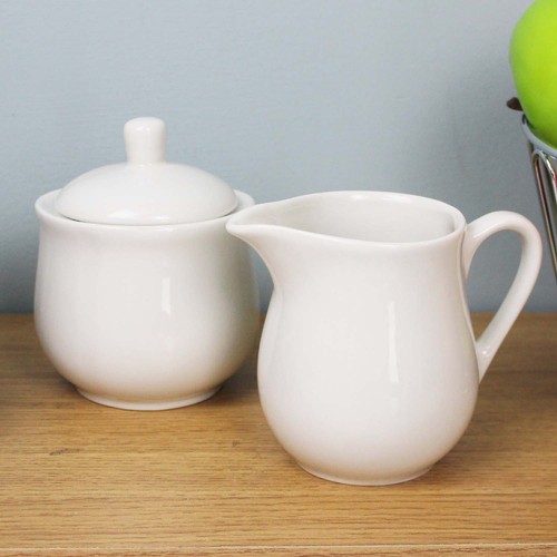 Milk creamer jug - milk, bowl