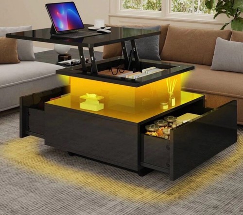 Led coffee table lift top - lift,