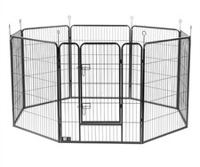 Heavy Duty Puppy Dog Play Pen Enclosure Whelping Playpen 8 Piece Cage x large
