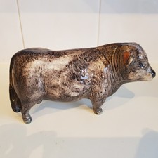 Ceramic butchers bull cow