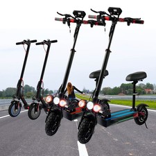 Electric Scooters Black For Adult LED Foldable 8.5" E Scooter 25km/h 250W 20KM