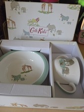 Stunning Cath Kidson Cath Kids Zoo Animals Fine China 2 Handled Mug & Bowl.