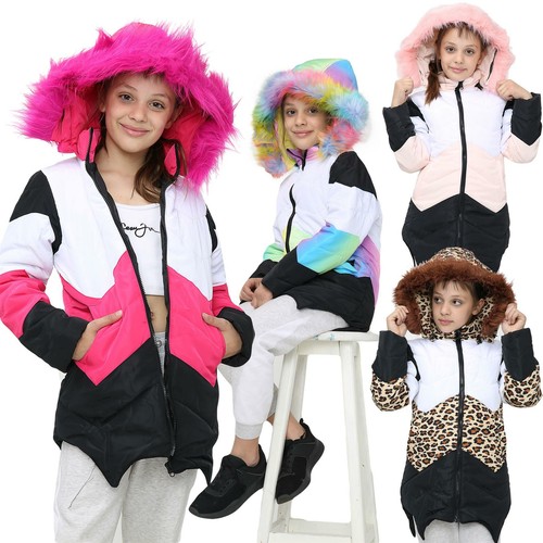 Kids hooded contrast panel - hooded,