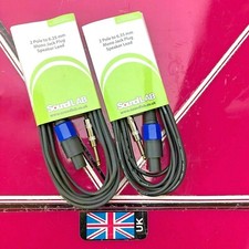 Speaker leads speakon to 1/4"