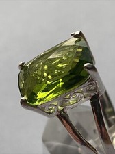 Crystal Peridot Ring