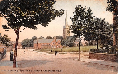 Kettering free library church - kettering, library,