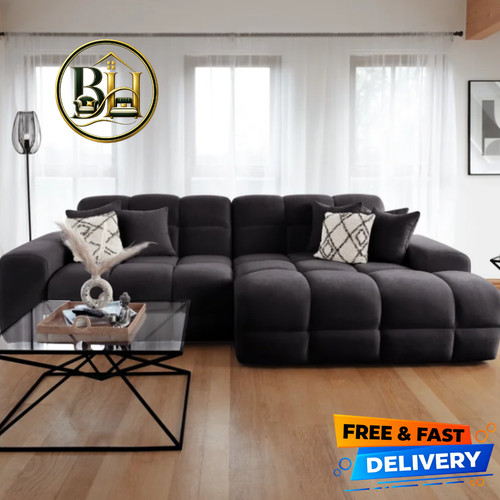 Jacob black corner sofa - jacob,