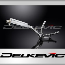 SUZUKI DL650 V-STROM 2004-2011 350mm OVAL STAINLESS BSAU SILENCER EXHAUST KIT