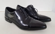 Versace Collection Shoes EU41 Black Shiny Leather Lace Up Formal Oxford Mens