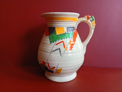 Vintage art deco hand - deco, painted