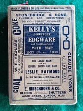 KELLY'S DIRECTORY OF EDGWARE