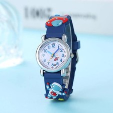 Space Astronaut Pattern Series Childrens Kids Boys Girls Watch