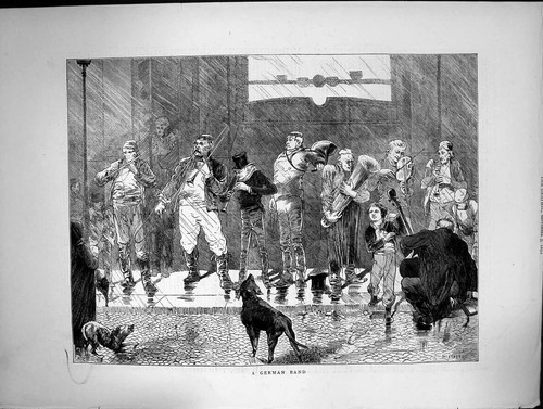 Antique old print german - antique,