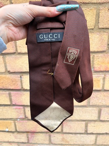 Gucci brown mens tie - brown,