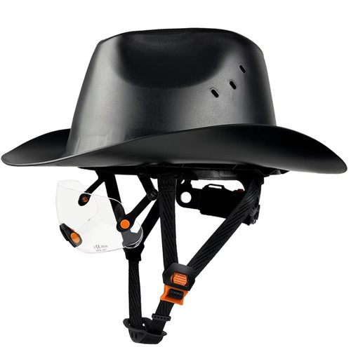 Cowboy safety helmet with - cowboy,