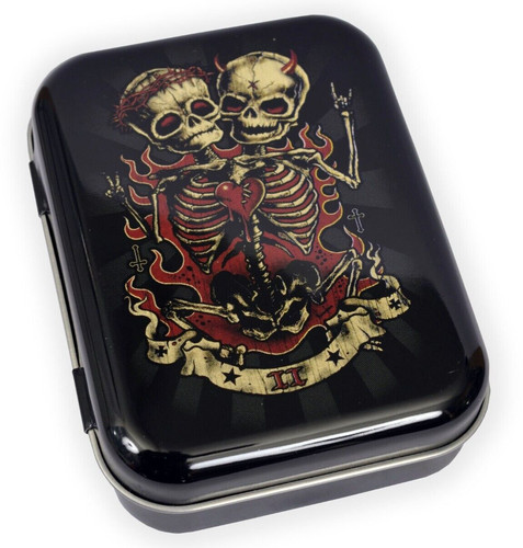 Skull twins flames - twins, victorian